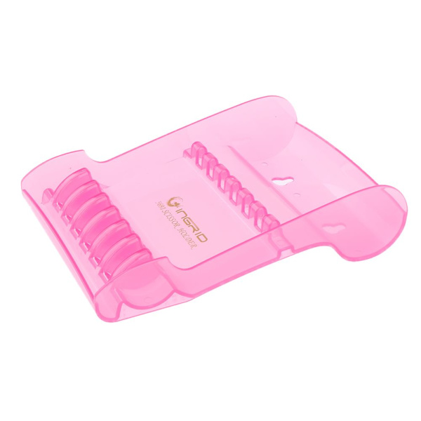 frisör stylist sax / saxhållare rosa halkfri låda