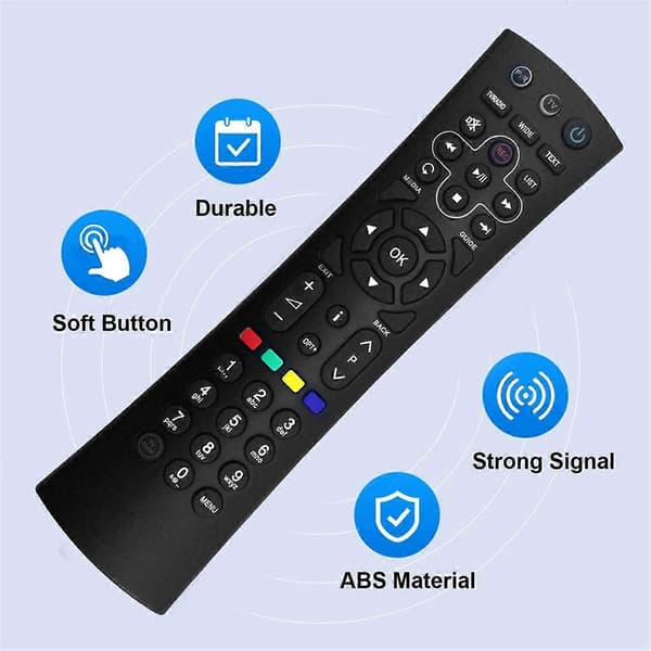 Erstatningsfjernkontroll RM-H01U for Humax ICord Mini ICord Cable HD Nano Connect Black