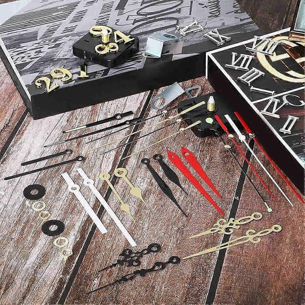 6 st 16 mm kvarts DIY väggklocka rörelsemekanism kit