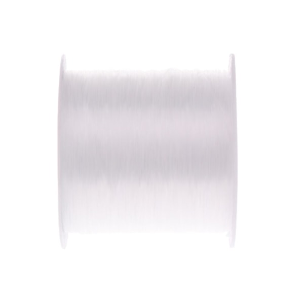 Flätad transparent nylontråd 0.5 0.15 persika