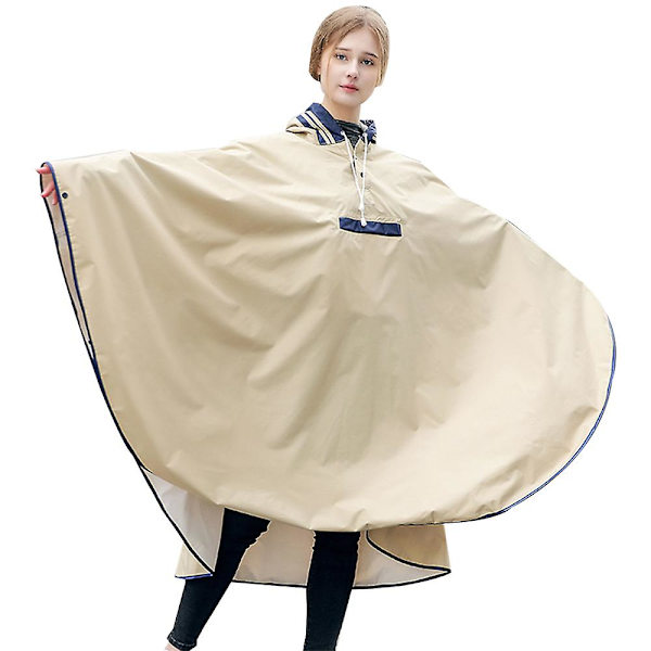 Vuxen Regnkappa Mode Regnkappa Bekväm Andningsbar Regnkappa Khaki m