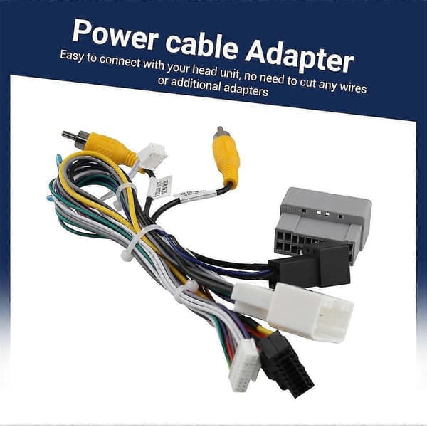16Pin bilstereo ledningsnetadapter dekoder strømkabel med Canbus-boks til Journey