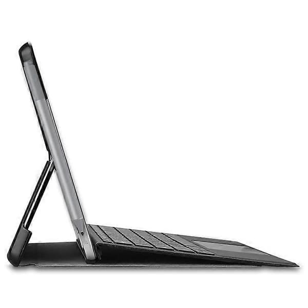[RM] Kompatibelt etui til Microsoft Surface Go 4, foldbart PU-læderstativ, fuld beskyttelse WineRed