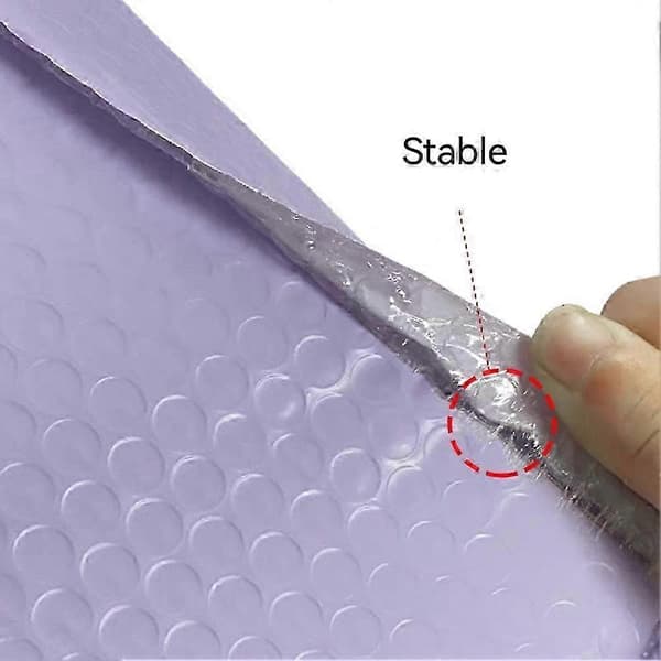 Farvede boblekuverter selvforseglende emballageposer Purple