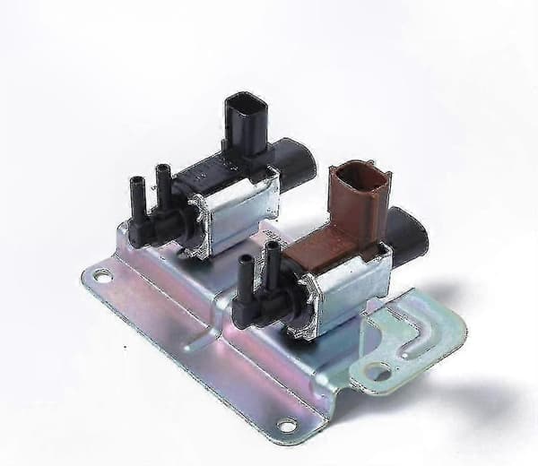 Vakuumindsugningsmanifold magnetventil kompatibel med flere bilmodeller, 1 stk. (Farve: Sort)