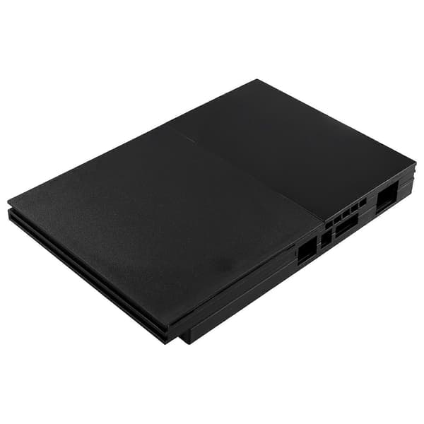 2X Kabinet til PS2 9w 90000 Serie Host Shell Konsol med Skruesæt Black
