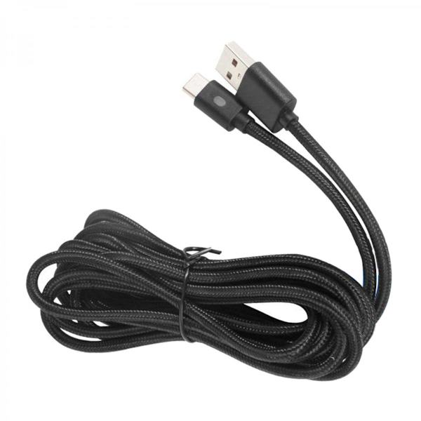 Extra Lång 3 Meter USB C Kontroll Laddningskabel Kompatibel för Sony PS5