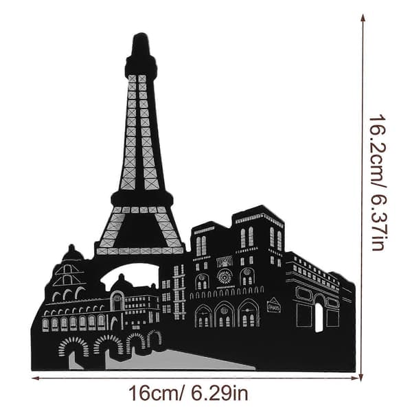 [RM]Organizing Files Book Organizer Artistic Design Hollowed Tower Book Ends 2Pcs
