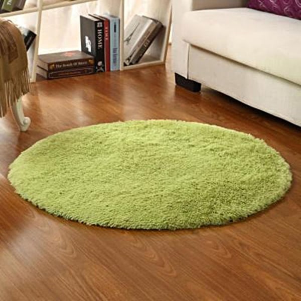 100 cm fluffig halkfri lurvig matta golvmatta grönt gräs sovrumsmatta