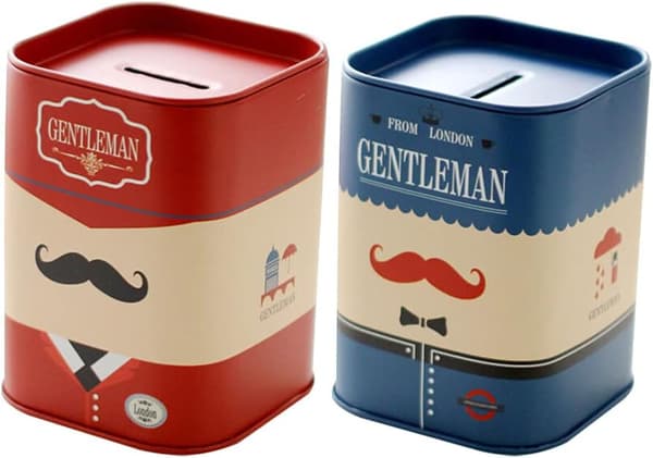 [RM]2 stk. Engangsbeholder Rustfrit Stål Razor Bank Container Blades Dispenser Barber Shop Oppbevaring