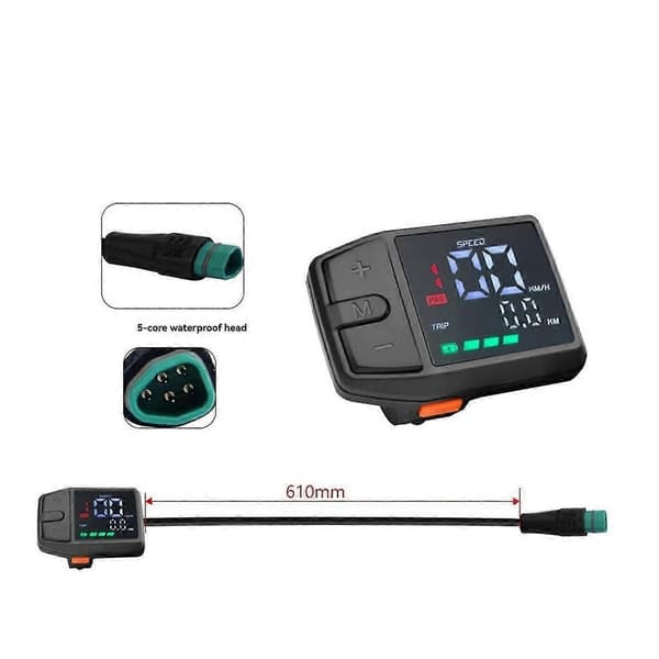DZ41 E-Bike LCD Display Farve LCD Dashboard til Centermotor CAN Protokol M410 MSOO MS10 MEOO MS60 M800 M820