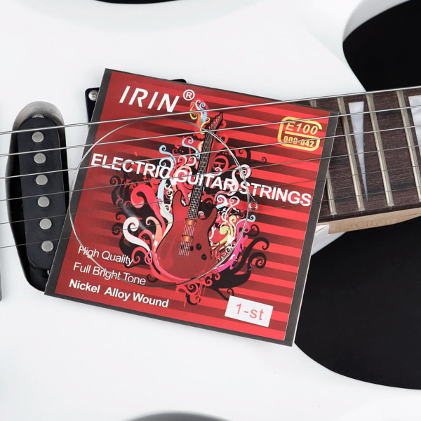 100 st Elgitarr Professionell Nickelstål E-1 Sträng DIY Reparations Tillbehör
