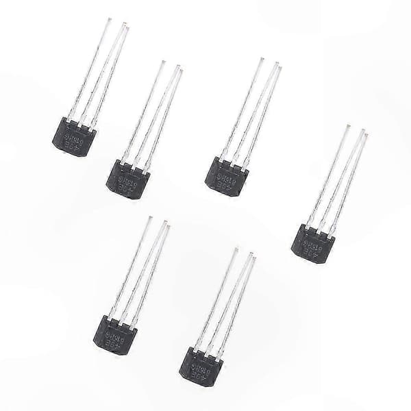 10-pak Hall Effect Sensor Moduler, Lineær Spændingsregulatorafbryder til DIY Elektronikprojekter Black