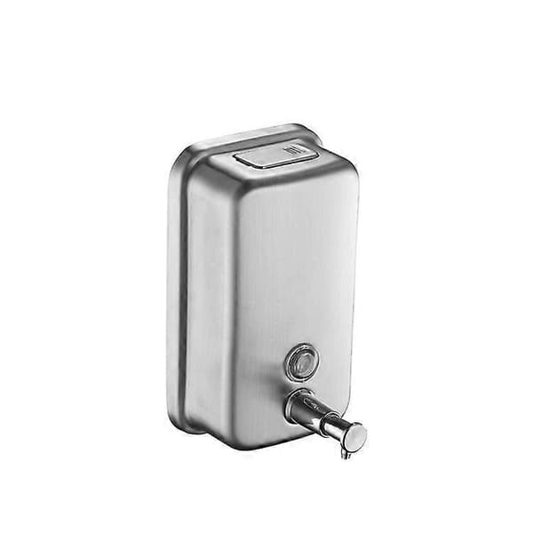 1000ML Vægmonteret Sæbedispenser, Manuel Vægmonteret Sæbedispenser i Rustfrit Stål, Badeværelse Køkken Marked Hotel Restaurant Kommerciel Sæbedispenser