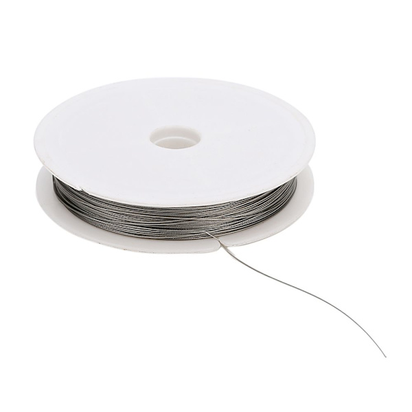 Rulle Rostfritt Stål Tigertråd Pärltråd 80 Meter 0.38mm