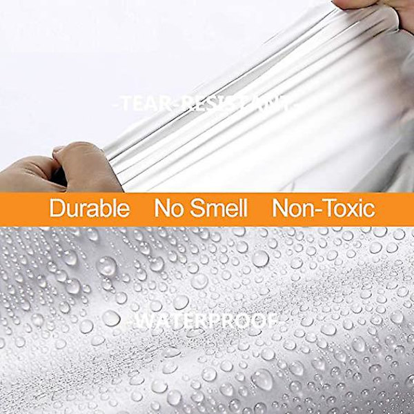 Eva Regnkappa Vattentät Regnponcho Återanvändbar Unisex Män Kvinnor Lång Transparent Regnkläder