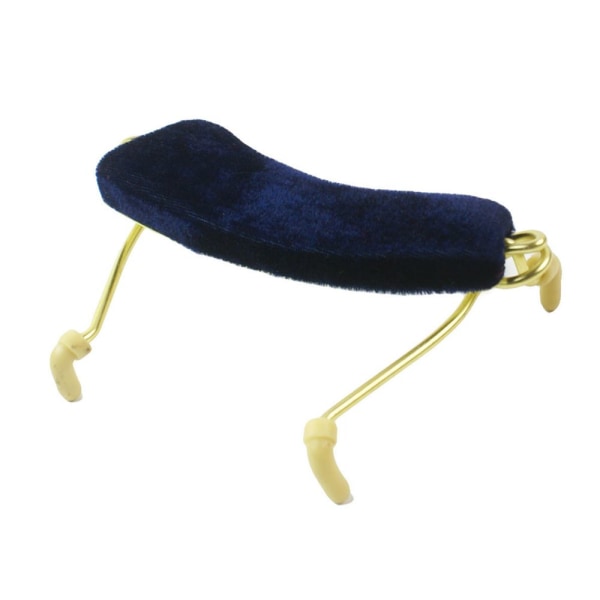 Mörkblått 3/4 4/4 violin axelstöd med fjäder