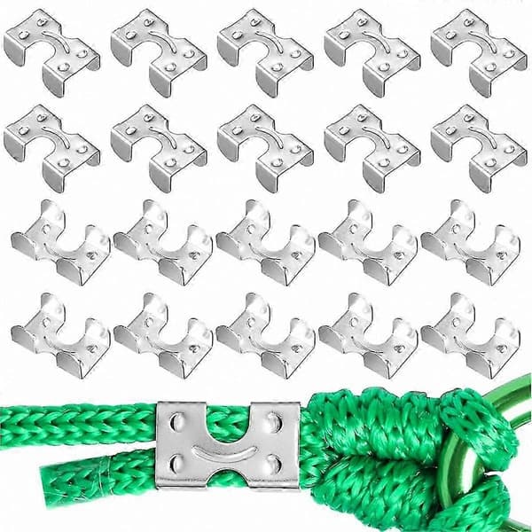 1/4 tuuman teräsvaijeripuristimet metallisolki