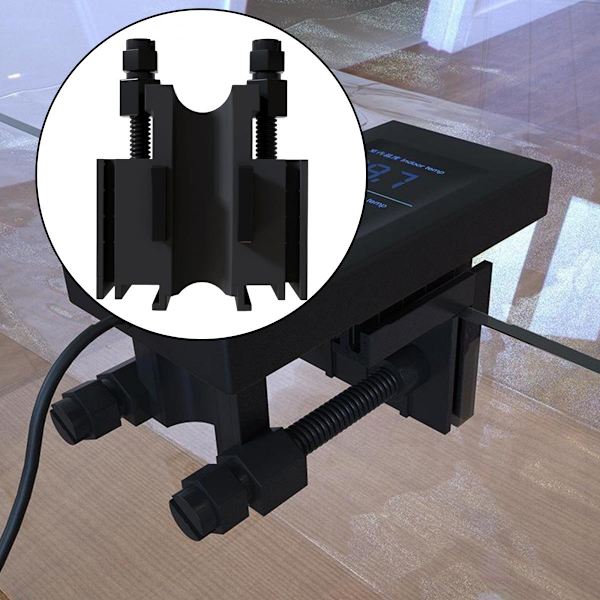 Akvarium Tank Vattenslang Klämma Fästklämma Fast Fäste Hängare Svart