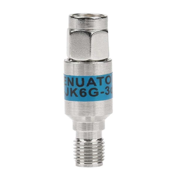 2X 2W 10DB SMA RF-dæmper DC-6GHz SMA han til hun-stik 50ohm koaksial til telekommunikation 10DB