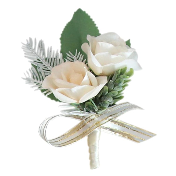 Boutonniere Corsage Bröllopsnål Brud Brosch