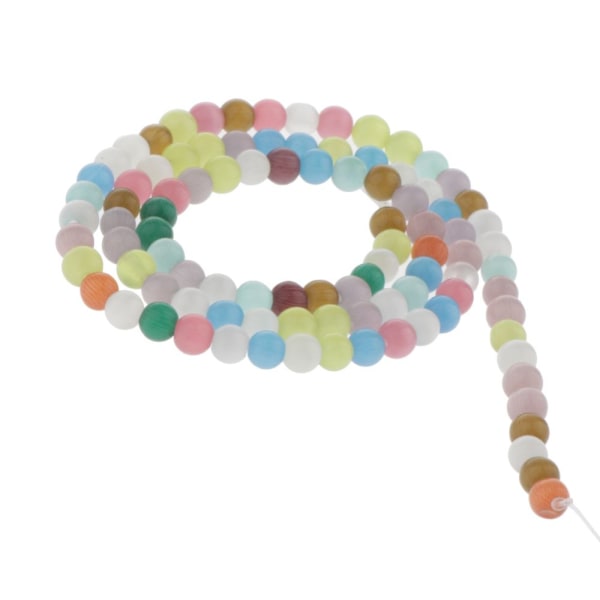 Naturlig Ädelsten Opal Lös Spacer Beads Kedja För Smycken 4mm 98st