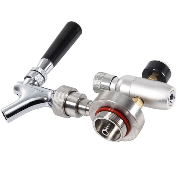 [RM] Mini Keg Øl Growler Rustfritt Stål Ølspydkran Dispenser Kit