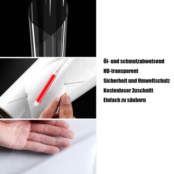 Self-adhesive clear wall protection film, anti-scratch, 40*500cm