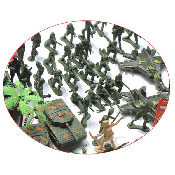 188 st plast soldater 5cm arméfigurer lekset för armé sandscen modell