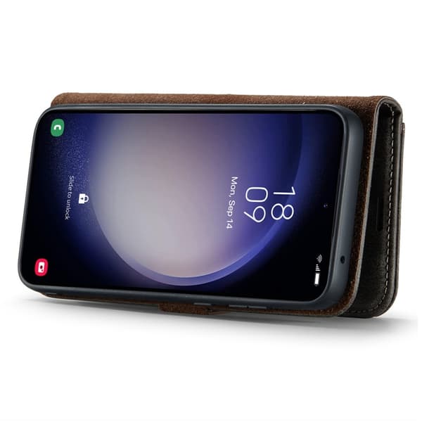 [RM]DG MING Samsung A56 5G 2-in-1 Magnetic Wallet Case - Grey grå gray