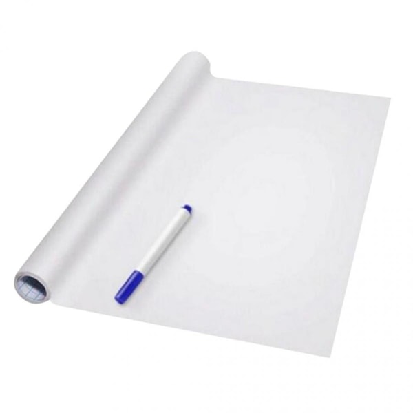 Stor Bordskontaktpapper Rulle Väggdekaler 60 X 150 Cm Vit