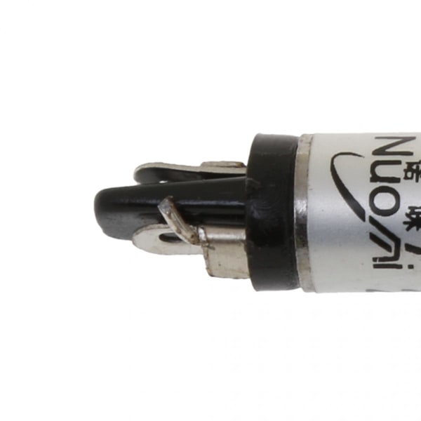 10 st Piloter 24V LED Belyst Metall Indikatorlampa Röd