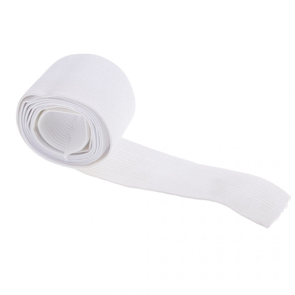 Meter 30mm Elastisk Spandex Satinband Hårband Tillbehör Vit