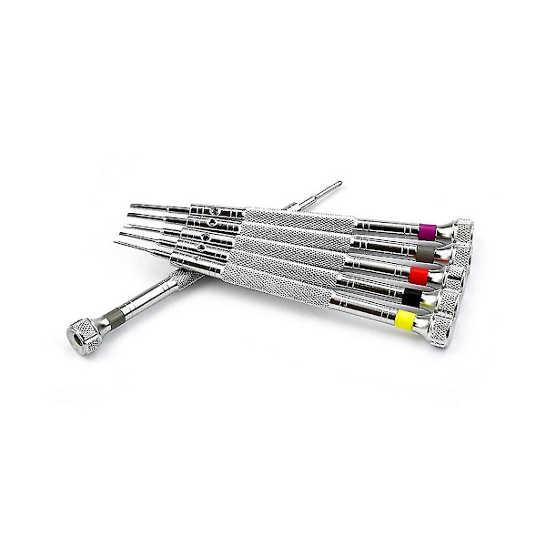 [RM]6 pcs. Steel Watchmaker Tools & 6 pcs. Replacement Drill Bits for Watchmakers - Remove, Adjust and Repair
