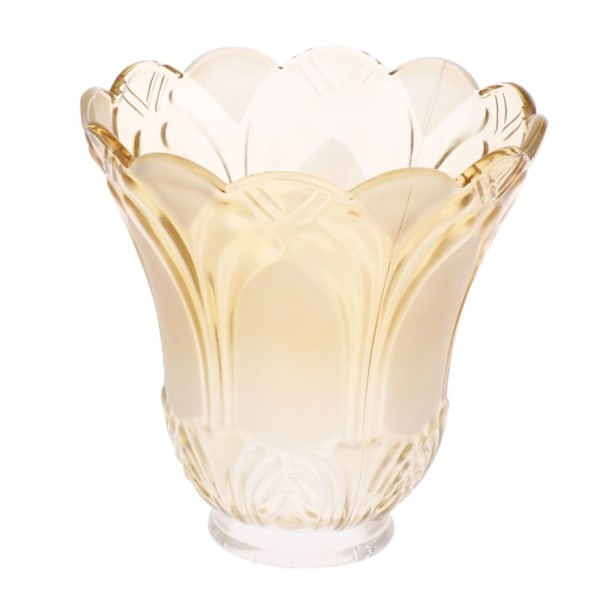 Ersättningskrona för takfläkt, #6 Frostat & Klart Glasskärm