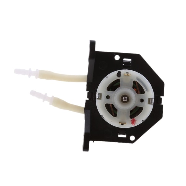 Miniatyr Dos Peristaltisk Doseringspump och Kontakt för Arduino Lab Svart 12V
