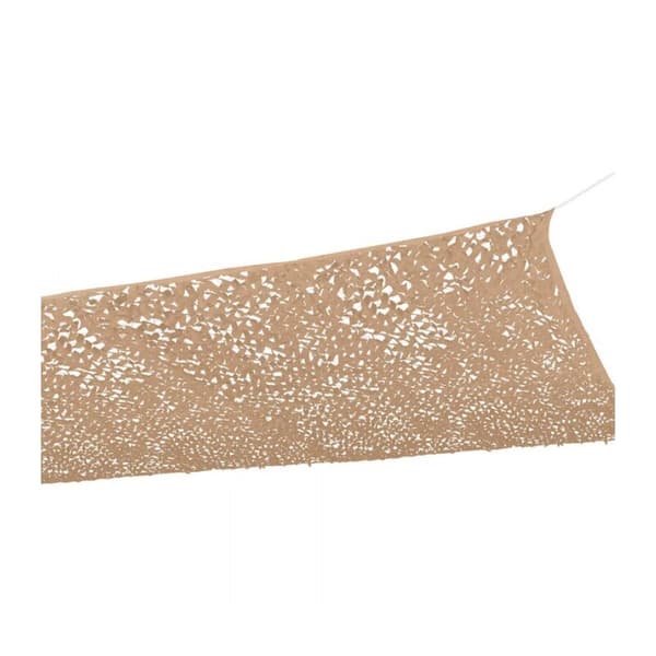[RM] 3x4 m Rectangular Shade Sail, Sand Camouflage Design, Sunshade Net, Outdoor Field Net
