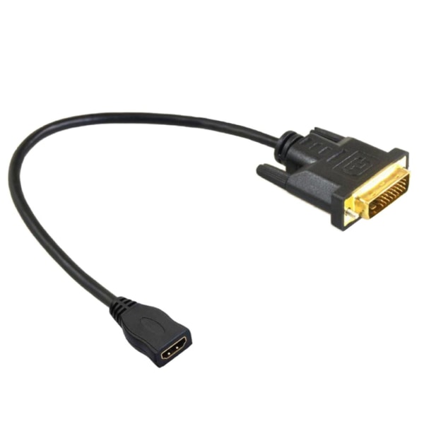 HDTV till DVI-I Kabel 24+1 Hane/Hona M/F Videoadapterkabel för PC Typ C
