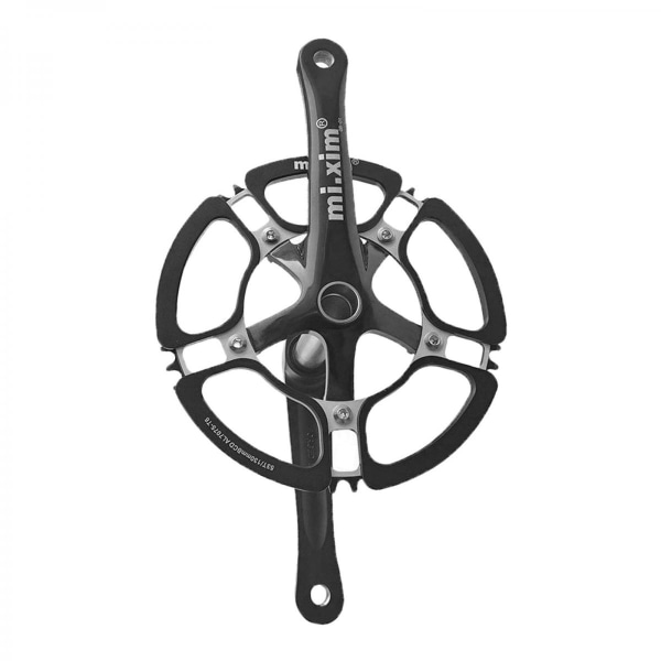 Cykel Vevparti 130BCD Kedjekrans 53T Kedjehjul MTB BMX Vev Svart