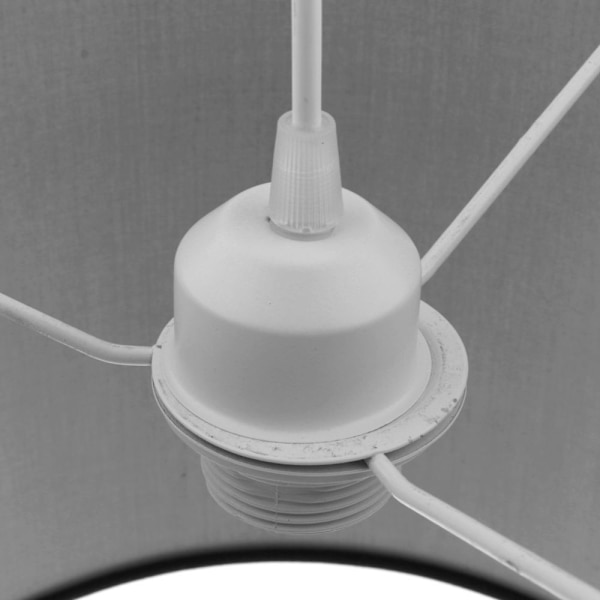 Tygljuskrona lampskärm svart lampskärm