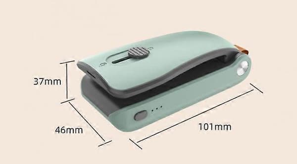 Mini-vakuumförseglare för mat, liten påsförseglare med magnetisk botten, snabb förseglingsmaskin för hemmabruk