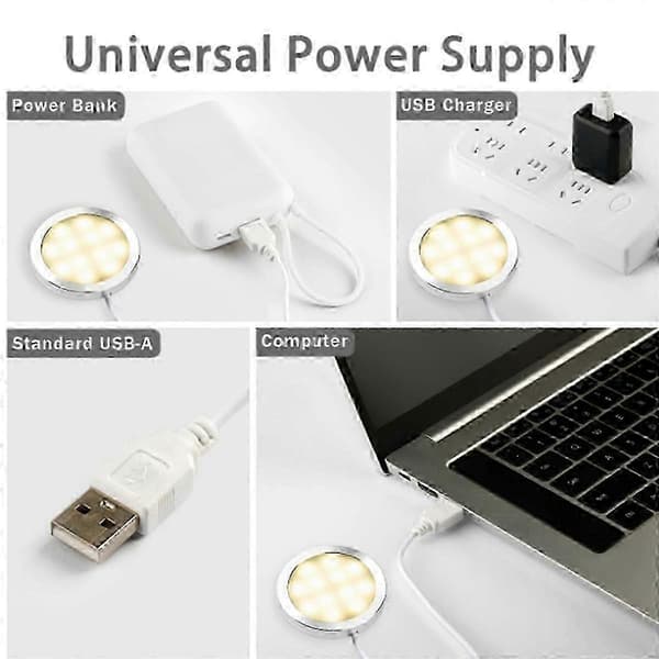 4X DIY LED Lampe Kit: Kun Hardware INGEN 3D-printede Dele, Stærkt Lys Energieffektiv Brugerdefineret Belysning