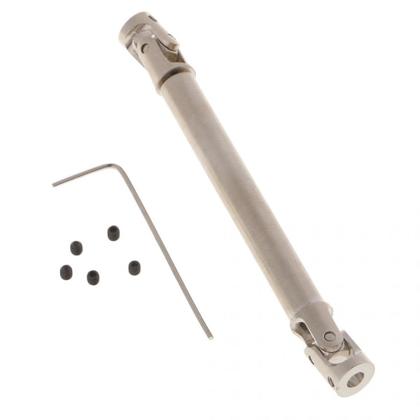 Universell metall 4x3mm stålled drivaxel för rc bandvagn 75-105mm
