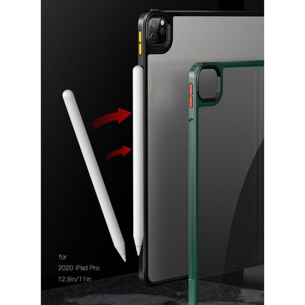 iPad Pro 12.9 (2022/2021/2020) TPU + PC Anti-fall Transparent Case - Protective Tablet Case Matt vit