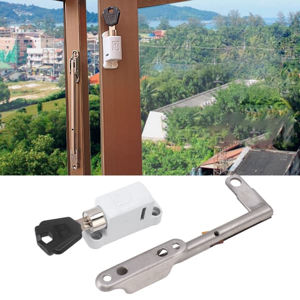 [RM]Window Lock Security Bar Tension Rod Anti-theft 12cm