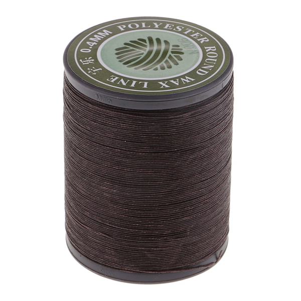 Sytråd 220 meter 0,4 mm diameter DIY sömnad polyester vaxad tråd 1