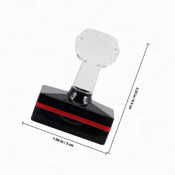 Egg Datostempel Selvblekkende Stempel for DIY-bruk med Flerfarget Plastdesign
