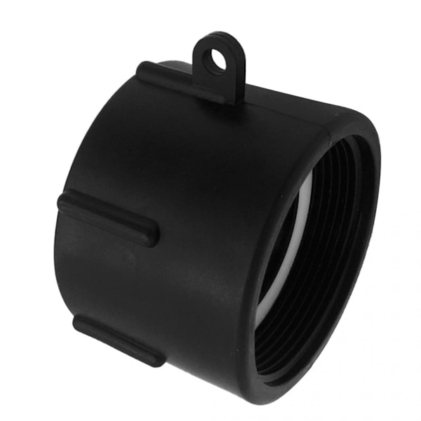 1000L Svart Plast IBC Vattentank Flexibel Slangadapter Slangkopplingar 66mm Gängade Kopplingar