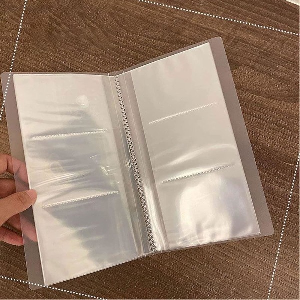 Owsen Transparent Smyckesförvaringsbok, Örhänge Organizer Bok, Anti-Oxidation Smyckesförvaring (84 Fack + 50st Smyckesförvaringspåsar)