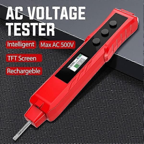 HR50 Digital Spændingstesterpen, AC 500V Detektor, Kontaktspændingstester